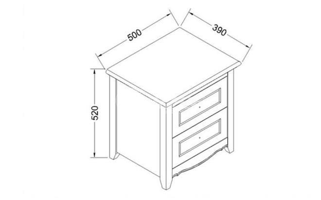 床头柜尺寸一般是多少