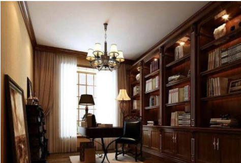 复古风格装修搭配：家住房子如何打造复古风格的书房装修