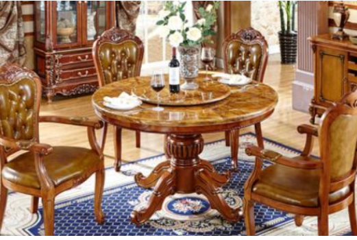 【实木家具】实木圆餐桌的可伸缩圆桌怎么安装