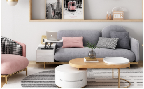 【新房装修设计效果图】客厅的沙发摆放有什么讲究?新房装修效果图
